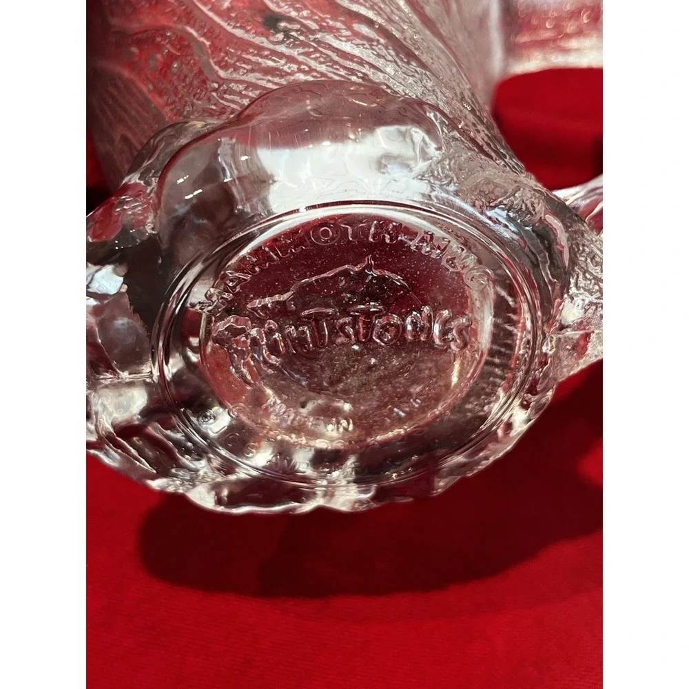 Vintage set of Nine (9) The Flintstones McDonald's Glass Mugs 1993 - Picture 8 of 14
